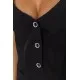 Блуза, колір чорний, 102R215-1