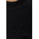 Світшот жіночий хутряний Тедді, колір чорний, 102R5204
