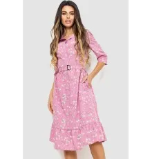 Сукня з принтом, колір рожевий, 230R040-4