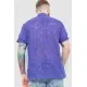 Сорочка чоловіча з принтом, колір фіолетовий, 186R3203