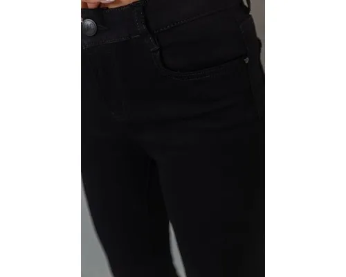 Джинси жіночі стрейч, колір чорний, 214R1449