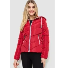 Куртка жіноча демісезонна, колір бордовий, 244R013