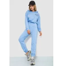 Спорт костюм жіночий, колір блакитний, 186R2302