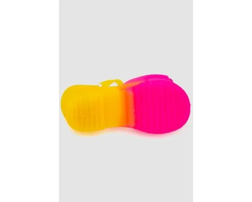 Босоніжки дитячі, колір рожево-жовтий, 243ROG005