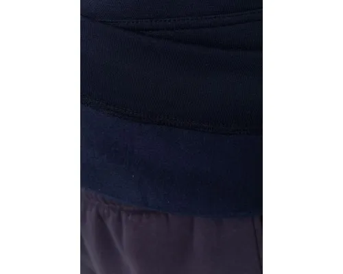 Худі чоловічий на флісі з капюшоном, колір темно-синій, 214R022