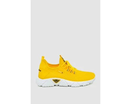 Кросівки чоловічі текстиль, колір жовтий, 243RU300-13