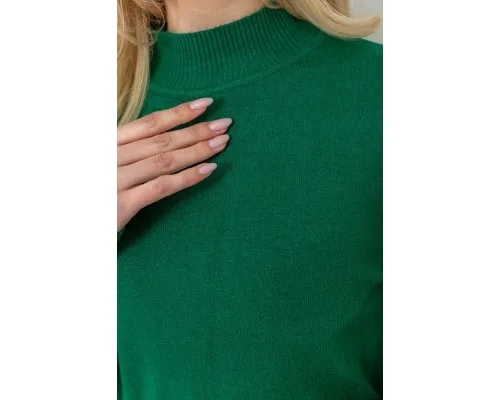 Кофта жіноча однотонна, колір зелений, 244R2302