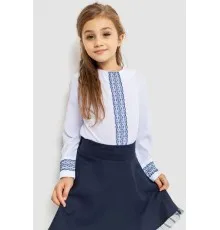 Блузка ошатна для дівчаток, колір біло-синій, 172R204-1