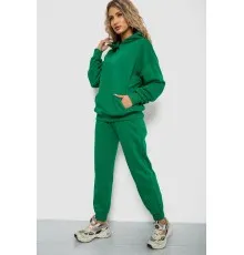 Спорт костюм жіночий двонитка, колір зелений, 102R7717