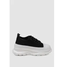 Кросівки жіночі, колір чорно-білий, 248RCX416