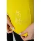 Жіночий лонгслів укорочений з рукавом 3/4, колір жовтий, 186R508