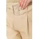 Штани жіночі з екошкіри, колір світло-бежевий, 186R5953