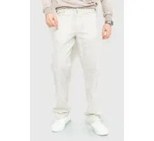 Штани чоловічі класичні, колір молочно-сірий, 167R955