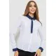 Блуза ошатна, колір білий, 186R101
