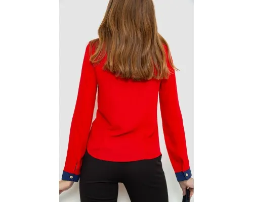 Блуза ошатна, колір червоний, 186R101