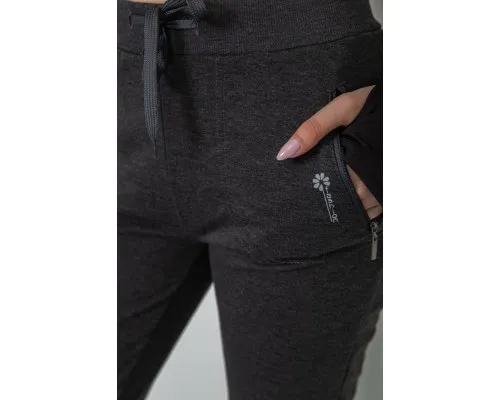 Спортивні штани жіночі, колір темно-сірий, 244R514