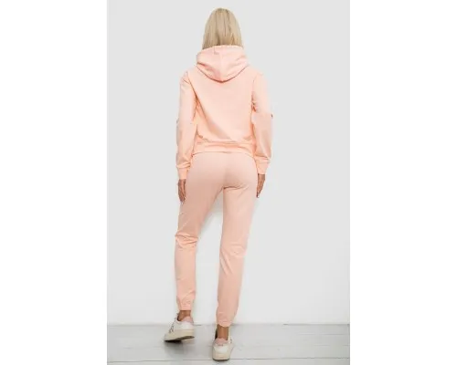 Спортивний костюм жіночий двонитка  -уцінка, колір персиковий, 214R1419-001-U-8