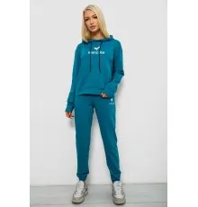 Спортивний костюм жіночий двонитка  -уцінка, колір бірюзовий, 214R1419-007-U-3