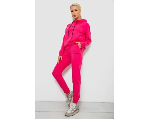 Спортивний костюм жіночий двонитка  -уцінка, колір рожевий, 214R1419-006-U-11