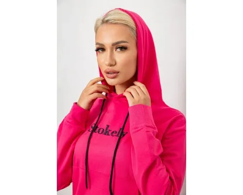 Спортивний костюм жіночий двонитка  -уцінка, колір рожевий, 214R1419-006-U-11