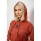 Спортивний костюм жіночий двонитка, колір теракотовий, 214R1419-003