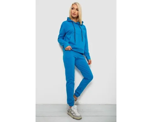 Спортивний костюм жіночий двонитка  -уцінка, колір джинс, 214R1419-005-U-2