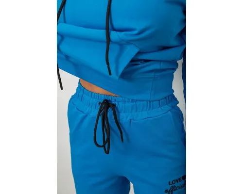 Спортивний костюм жіночий двонитка  -уцінка, колір джинс, 214R1419-005-U-2