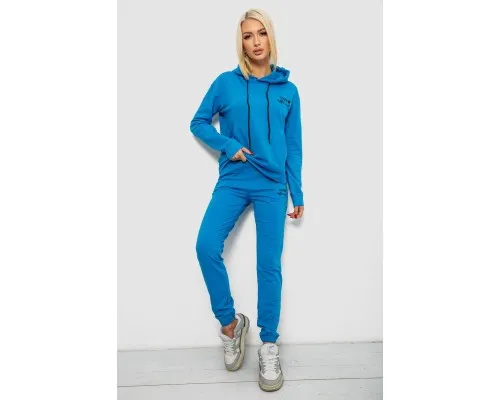Спортивний костюм жіночий двонитка  -уцінка, колір джинс, 214R1419-005-U-2