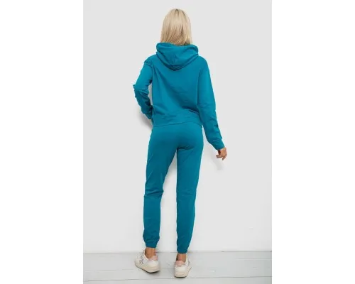 Спортивний костюм жіночий двонитка, колір бірюзовий, 214R1419-003