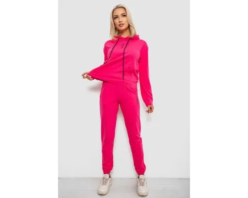 Спортивний костюм жіночий двонитка  -уцінка, колір рожевий, 214R1419-001-U-9