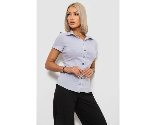 Сорочка класична в смужку  -уцінка, колір сірий, 230R668-U-14