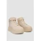 Кросівки жіночі зимові на хутрі, колір бежевий, 248RAM04