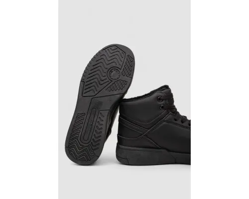 Кросівки жіночі зимові на хутрі, колір чорний, 248RAD02