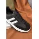 Кросівки жіночі екошкіра, колір чорно-білий, 248RJH700-6
