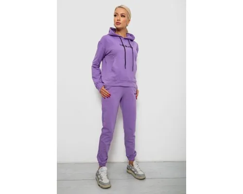 Спортивний костюм жіночий двонитка, колір бузковий, 214R1419-006