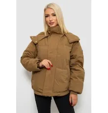 Куртка жіноча зимова коротка, колір хакі, 244R983