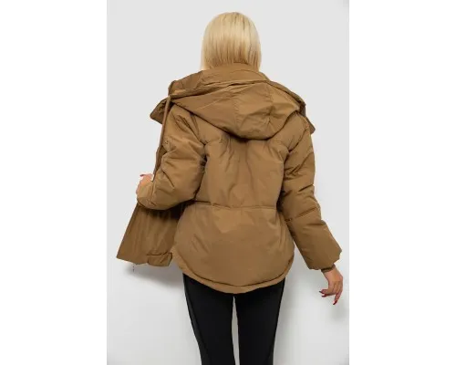Куртка жіноча зимова коротка, колір хакі, 244R983