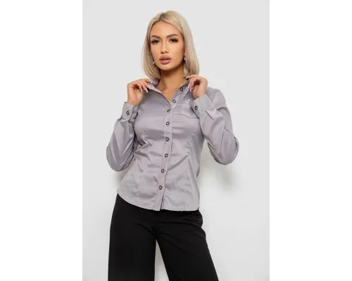 Сорочка класична в смужку  -уцінка, колір сірий, 230R644-U-107