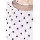 Блуза жіноча в гороховий принт, колір рожевий, 230R151-4