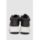 Кросівки жіночі зимові на хутрі, колір чорно-білий, 248RAM02