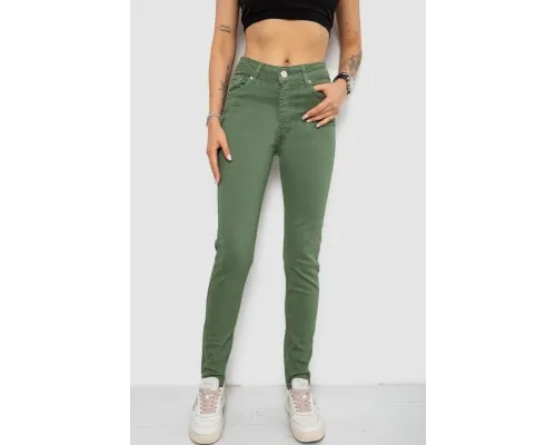 Джинси жіночі Slim Fit, колір зелений, 182R1489S19