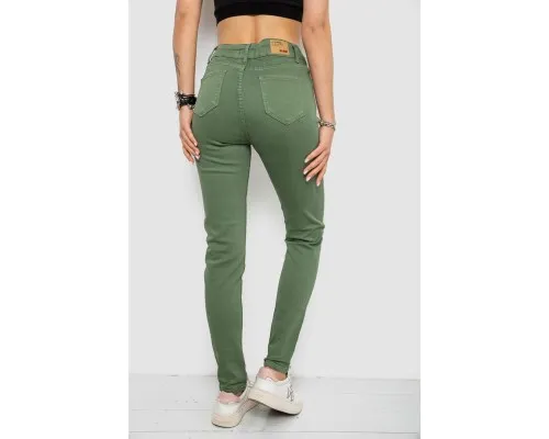 Джинси жіночі Slim Fit, колір зелений, 182R1489S19