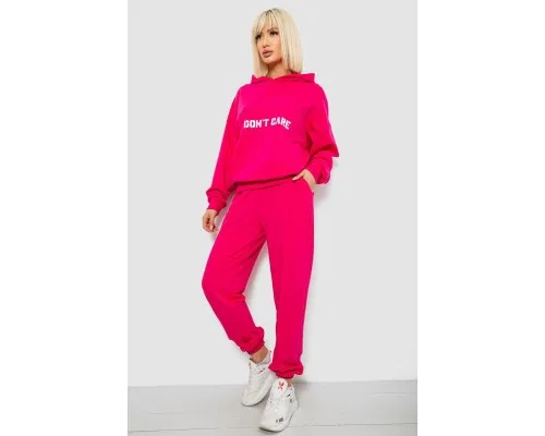 Спортивний костюм жіночий з принтом, колір рожевий, 244R1059AG