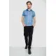 Поло чоловіче з принтом  -уцінка, колір синій, 247R318-U