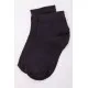 Дитячі однотонні шкарпетки, чорного кольору, 167R605-1
