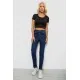 Джинси жіночі однотонні Skinny, колір синій, 244R9001