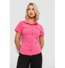 Сорочка жіноча однотонна  -уцінка, колір рожевий, 230R068-11-U-86