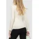Гольф жіночий однотонний, колір кремовий, 244R001