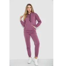 Спорт костюм жіночий на флісі, колір сливовий, 241R1530