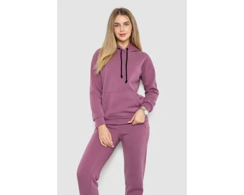 Спорт костюм жіночий на флісі, колір сливовий, 241R1530